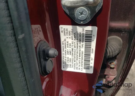 2013 Honda Civic Lx z USA, uszkodzony, nr VIN 2HGFB2F56DH570431